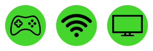 Ideal para jogos, Wi-Fi e TV