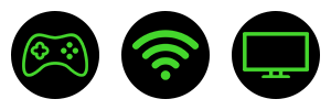 Ideal para jogos, Wi-Fi e TV